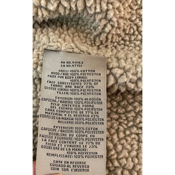 Levis Mens Sherpa Lined Cotton Jacket Olive Drab Khaki XXL - Picture 6 of 16